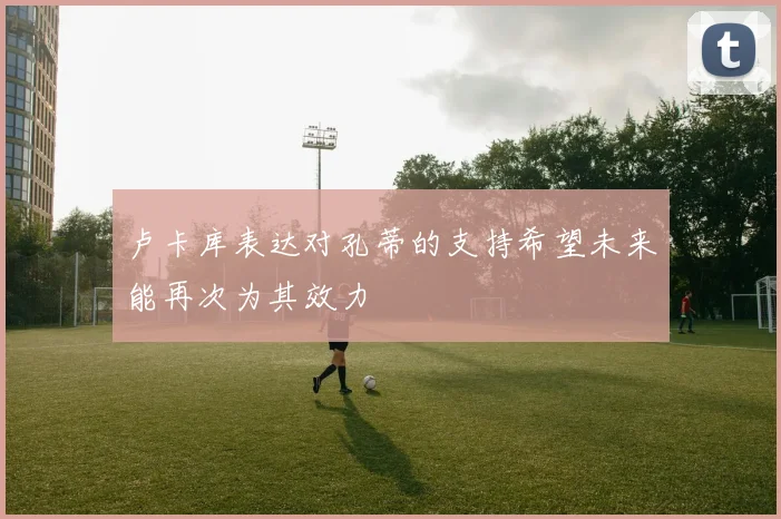 卢卡库表达对孔蒂的支持希望未来能再次为其效力